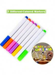 Acrylic Whiteboard With LED Lights And Bracket For Illuminated Notes, LED Letter Message Board With 7-Color Marker Pen Suitable For Offices, Schools, And Homes. Two Types Of Brackets Are Randomly Provided