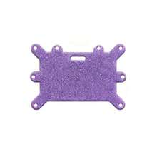 1个闪光紫色和银色徽章夹板，亚克力徽章横向顶部适配器夹子，适用于护士证、学生证、员工证展示配件 - 彩色 - 查看 8