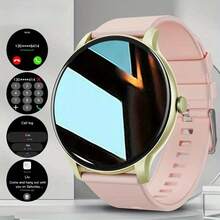 智能手表，配备2.01英寸大屏幕、无线5.3系统、200mAh大容量电池，兼容安卓智能手机，支持无线通话、睡眠追踪、计步器等功能——男女皆宜——理想的圣诞礼物 - 彩色 - 查看 13