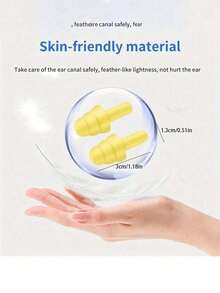 Silicone Ear Plugs - Reusable Christmas Tree Design For Anti-Snoring, Noise-Cancelling, Swimming, Learning, And Sleeping,Noise-Proof And Sound-Insulating Silicone Earplugs Travel Essentials Travel Accessories