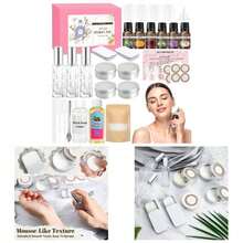 Perfume Making Kit - Solid Perfume Making Kits Women, Portable Pocket Solid Balm With Travel Size Bottle, Make Your Own Fragrance, Fragrance Blam Gifts