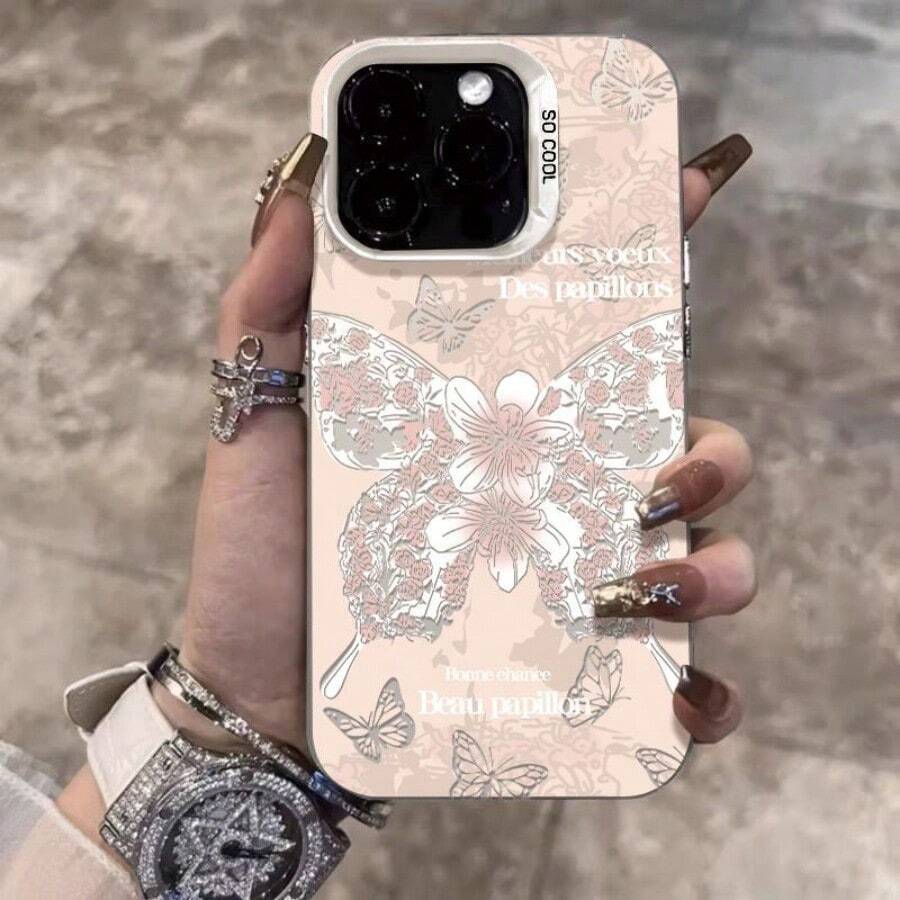 Anti-Impact Case Resistant Cover Floral And Butterfly Prints In Vibrant Colors A52 A55 A72 S20 S21 S23 FE S22 S23 S24 25 Ultra A2 A3 10C 12C 13C 14C POCO X3 X5 G51 G60 G84 Case - J2 - 查看 1