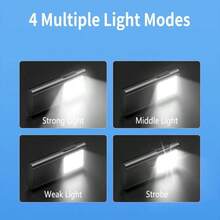 1PC Portable COB Flashlight Work Light USB Rechargeable LED Flashlight Super Bright Camping Waterproof Car Repair With Pen Clip - Multicolor - View 4