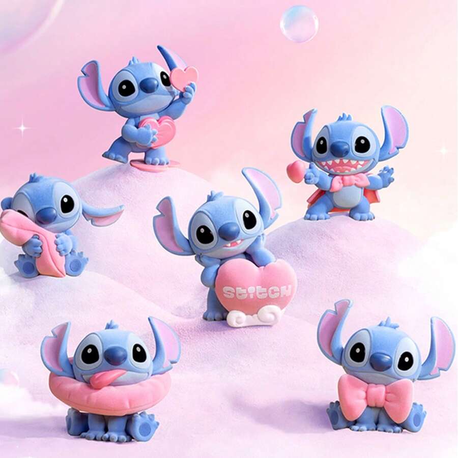 Miniso Cute Stitch Surprise Blind Box - Aesthetic Warm Pink Series (Mystery Box) - Multicolor - View 1