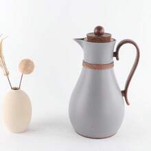 Insulated Vacuum Flask For Hot Drinks, Thermal Coffee Carafe Double Wall Pink Glass Liner Hot 12Hours /Cold 24Hours,1000ml Tea Water Bottle - Multicolor - View 1