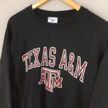 Vintage Texas A&M University Sweatshirt 2XLarge Texas A And M Printed Jumper Texas Aggies  Crewneck Aggies Football Sweater Size 2XL2025 - màu đen - Xem 3