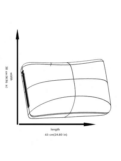 1pc Super Zachte Massage Knitted SPA Kussen Insert, Ergonomic To Relieve Shoulder Neck Pressure, Com Tafel Elastic, Home, Commute, Business Leisure view 2