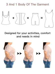 Cintinas Faja Body moldeadora, con correa gruesa - Beis - Ver 6