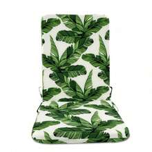 High Back Outdoor Chair Cushions-Water Proof Patio Dining Chair Cushions, Removable Machine-Washable Cover For Camping Beach Picnic Travel 17.72*41.34*1.97in - 薄荷綠 - 查看 7