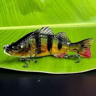 4 Inch-0.74 Oz Peacock Bass Fishing Lure, New Multi-Jointed Swimbait 418a