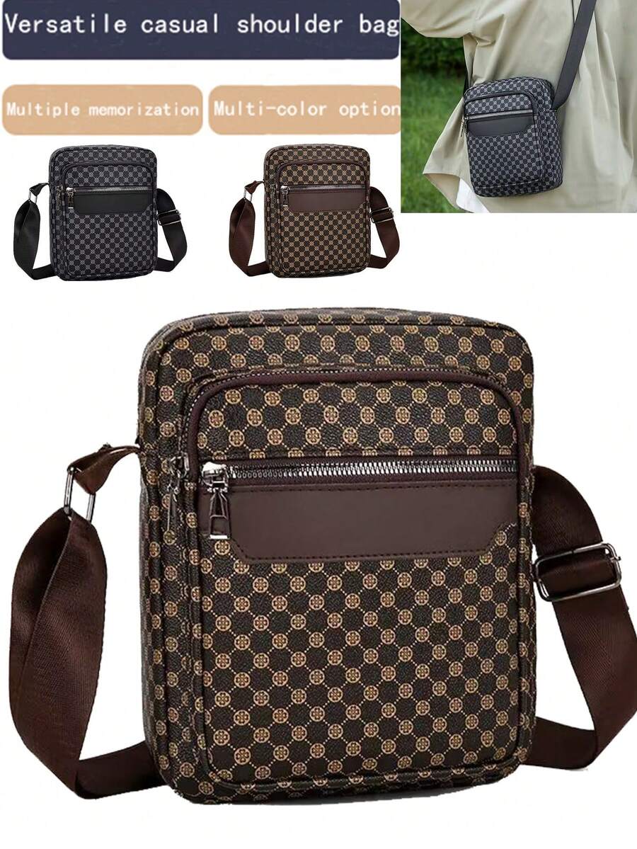 Bolso de hombro de nicho de alta gama para otoño e invierno, nuevo bolso de hombro deportivo, mochila casual para hombres