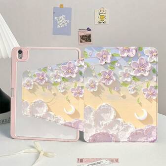 Skyddsfodral kompatibelt med iPad Mini4/5/6 M2 Air6 M3 Air7 10:e generationen Air 11 Air 13 tum Air4/Air5 2025 A16 Gen11:e M4 2024 Pro11 Gen5/6 Gen7 Gen8 Gen9 Pro 12.9 Air2 Surfplatta