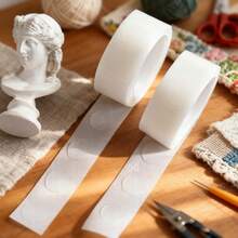 500 قطعة من الملصقات الشفافة ذات الوجهين عالية اللصق - وسادات الغراء البلورية القابلة لإعادة الاستخدام بدون بقايا لديكور المنزل الأنيق والأعراس والحفلات والمناسبات العطلات