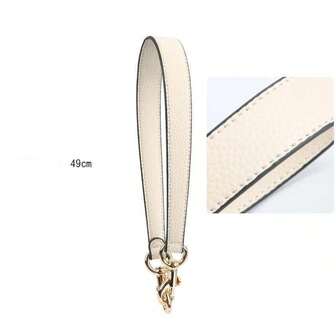 100% Pu Leather Shoulder Strap Bag With Handbag Handle Short Bag Strap Wallet With Gold Buckle Long Shoulder Strap Keychain Key Chain Lanyard Travel Accessories