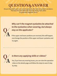 1 Pair Natural Style Magnetic Eyelashes, 1 Pair Reusable Magnetic Eyelashes (With Eyelash Applicator), No Glue Needed, Easy To Wear And Remove, False Eyelashes - Multicolor - View 6