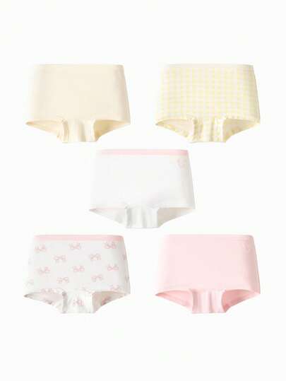 Balabala 少女弹力内裤 5 条装
