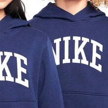 Teen Boy Nike Loose Fit Printed Sweatshirt Sweatshirt, Warm - Dark Blue - View 3