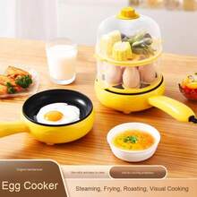 RAF 迷你电蒸锅、多功能电火锅、电煎锅，适合1-3人使用，可用于煎牛排、蒸鸡蛋、煎肉片等多种烹饪场景。情人节、圣诞节及其他家庭节日礼品可选。