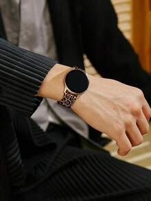 1pc Metal Mesh Sports Watch Band, Unisex, Fits 18mm/20mm/22mm Smart Watch, Fashion Milanese Metal Strap, Compatible With Amazfit, Galaxy Watch 3 (42mm/46mm), Galaxy Active 2 (40mm/44mm), Watch GT2