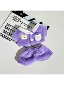 [Chỉ bao gồm quần áo] Bộ quần áo búp bê người nổi tiếng dễ thương 20cm, bộ đồ ngủ mùa thu/đông mềm mại dành cho cả nam và nữ. - Nhiều màu - Xem 10