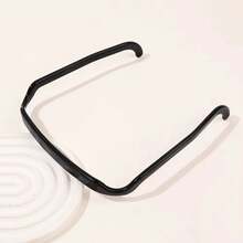 1/3pcs Women Square Glasses Headband Coloful Invisible Fixed Hair Clips Wave Curly Hair Ties Temples Headband Accessories - Broen - Xem 1