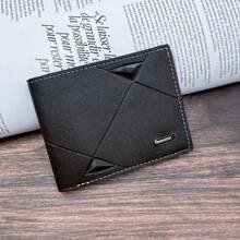 1件/2件/3件装男士钱包超薄对折PU皮革钱包，带多个卡槽 - 轻巧时尚的设计，适合商务和休闲日常使用，是送给男士的理想礼物。