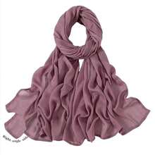 Modal Cotton Hijab Scarf For Women With Undercap Set,DustyRose - DustyRose - View 9
