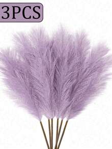 24/12/6 buc flori artificiale din iarbă de pampas în stil boem, pene artificiale 3D pentru umplerea vazelor, decor modern pentru casă, perfect pentru aranjamente de nuntă, 1/3/18 buc, accente artistice naturale pentru spații interioare și exterioare, plastic, nu necesită alimentare, potrivit pentru mai multe tipuri de camere, afișare pe masă, Crăciun, decorațiuni de Crăciun, decorațiuni de Crăciun pentru casă - Multicolor - Vizualizare 24