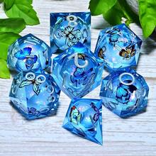 Resin RPG Dice Set (7pcs) - Polyhedral Hand Role-Playing/Board Game Dice & Multi-Occasion Gift (Holiday/Birthday/Party) - Multicolor - View 10