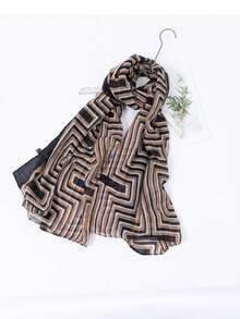 时尚几何图案休闲围巾 - 彩色 - 查看 2