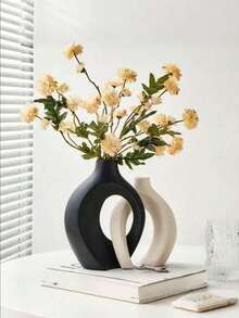 Modern Nordic Style Couple Embracing Vase, Suitable For Home Living Room Dining Room Decor, Dried Flowers And Green Plants Vase, Wedding Decor, Valentine's Day Gift, Holiday Decoration - Multi-color a - View 8