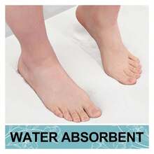 Memory Foam Bath Mat 36x24, Extra Soft And Absorbent Bathroom Mats, Non Slip Washable Carpet For Floor, Shower And Tub,White - 多色47 - 查看 4