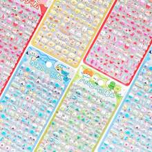 Cute Animal Mini Cartoon 3D Nose Sticker, Dopamine Color Bubble Cotton Decorative Phone Case, Notebook, Memo Pad, Photo Album, Sticker, Korean Style - Multicolor - View 2