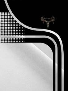 Bộ 2 món nam gồm áo hoodie dài tay và quần dài, in hình đầu hươu 3D toàn thân, thiết kế phối màu, trang phục thường ngày cho mùa thu/đông, 100% polyester. - Nhiều màu - Xem 5