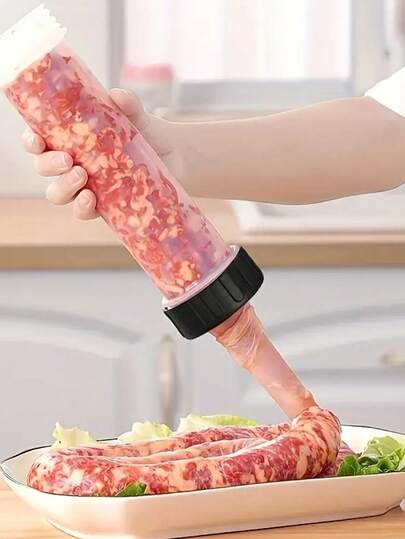 1pc Hand Hand Sausage Enema - Easy To Use Sausage Salami Sausage Tool, Manual Sausage Enema Hand-Made Sausage Machine For Restaurants To Use For Eid Al-Mubarak