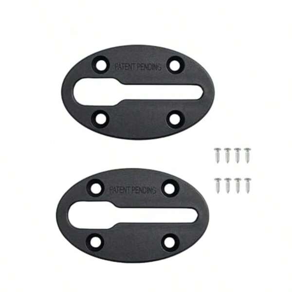 2Pack Universal Low Profile Gear TrackKayak Track Rail System 3" Universal Gear Rail For Fishing Rod Holder Cup Holder And Accessory Mounts