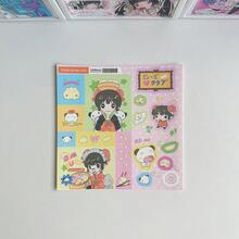 1 tờ nhãn dán hoạt hình, nhãn dán nhân vật cô gái dễ thương và ngầu, nhãn dán sáng tạo để tự làm sổ lưu niệm - Nhiều màu - Xem 7