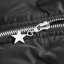 2/6/10 Stücke sternförmige abnehmbare Reißverschlusszipper, Metall-Reißverschlussgleiter zum Ersetzen für Kleidung, Jacken, Schuhe, Taschen - Keine Werkzeuge erforderlich, schnelle Installation, weiße und schwarze Optionen - Verschiedenfarbig - Übersicht 3