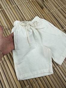 BOYS' BERMUDA SHORTS CHILDREN'S PREPPY FASHION NEW RELEASE - Beige - View 6
