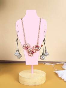 1pc - Portrait Style Accessory Display Rack, Model Accessory Storage Rack, Necklace And Earring Multifunctional Jewelry Storage Rack, Accessory Rack. - Multicolor - View 8