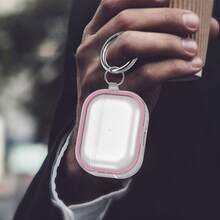 Transparent Anti-Drop Protective Case For 2/1, Soft Shell Compatible With Apple Pro 2, 3 Bluetooth Earphone - Pink - View 5