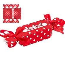 1 pieza Caja de regalo con sorpresa de dinero y caramelos con cinta roja, caja de regalo roja para decoración de fiestas, adecuada para entretenimiento, suministros para fiestas festivas, mejor regalo de cumpleaños para amigos, decoración navideña - Multicolor - Ver 10