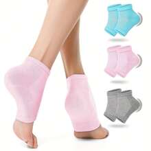 1 Pair Moisturizing Heel Socks, Softening And Nourishing Cracked Heels, Foot Care Toeless Socks For Cracked Heel Repair