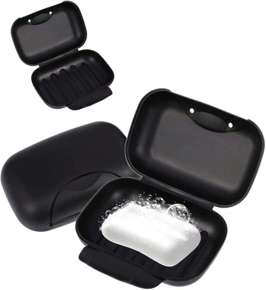 Refillable Bottle Set - Black - View 1