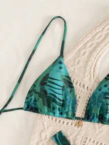 Conjunto de bikini floral y sexy para vacaciones de verano - Multicolor - Ver 6