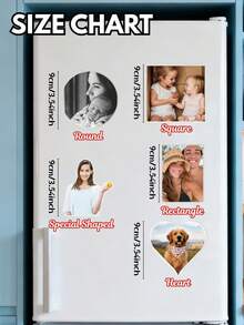 1/3/5pcs Customized Photo Acrylic Fridge Magnets, Personalized Photo Fridge Magnets. Size: 9cm, 6 Shapes/Styles. Customized Photo Acrylic Fridge Magnets Are Unique Souvenirs And Also Make Great Gifts For Classmates And Colleagues. We Offer Magnets In Various Shapes, Romantic Anniversary Gifts, And Gifts For Boyfriends And Girlfriends.