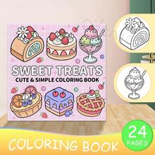 GDTME 24-Page Thick Pearlescent Paper Coloring Book, Suitable For Adults And Children, Containing Cute And Simple Illustrations, Themed For Autumn And Halloween - Warm Halloween (Pearlescent Paper) - View 14