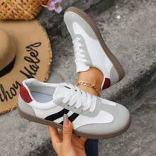 Women's Fashion Casual Sports Shoes, Dexton White Running Sneakers - White - View 3