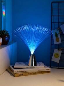 LED Starry Sky Light, Home Bedroom Decor Fiber Optic Lamp, 7-Color Automatic Changing Mood Light, Dreamy Starry Atmosphere Lamp, Romantic Home Bedroom Decor Light, Party Holiday LED Glow Lamp, Creative Gift Night Light - Color - View 4