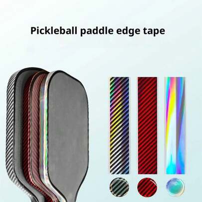 1PC Laser Pickleball Paddle Protection Tape-Paddle Head Edge Guard-Racket Edge Protection Tape-Fit Perfectly Curved Edge Laser Tape